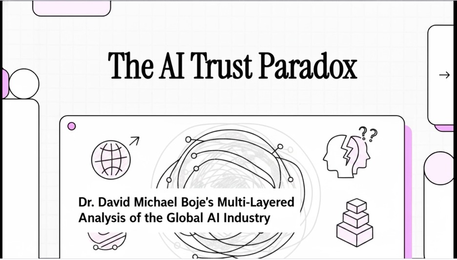 book cover AI Trust
            Paradox by David Boje