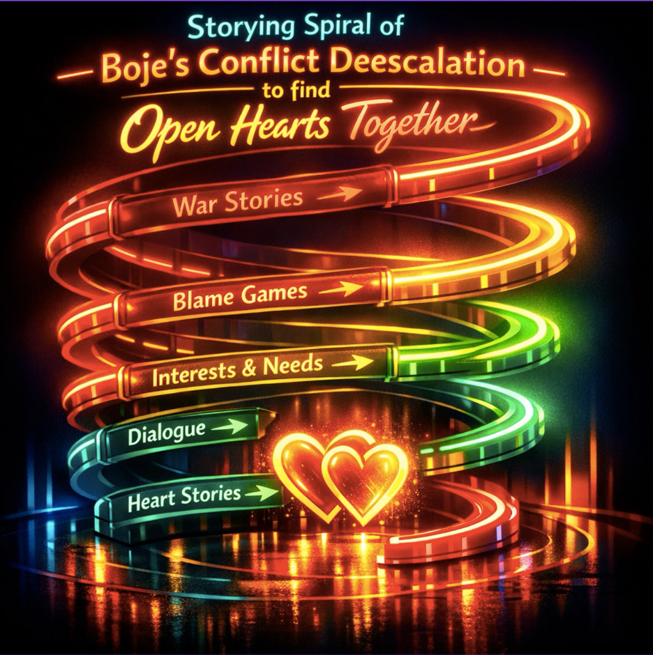 Boje's Conflict Deescalation Spiral of Together Love